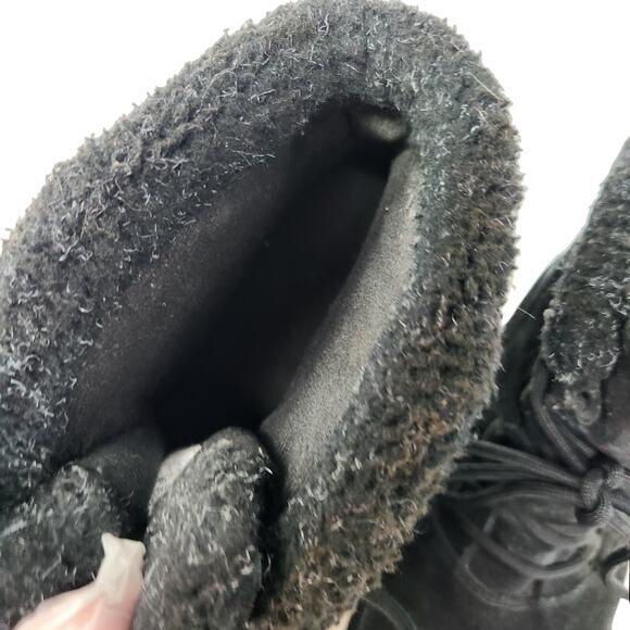 Sorel Waterfall Low Lace Black Waterproof Winter Boots Lace Up Black Size 8.5 - Picture 10 of 10